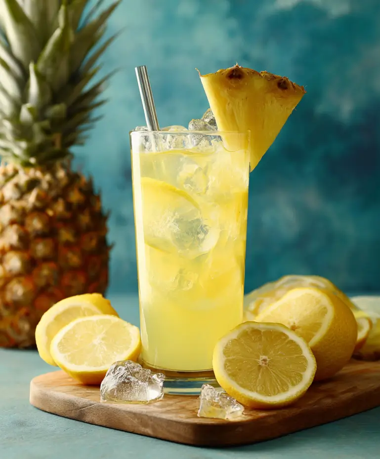 Pineaplle Volante Clear Mocktail