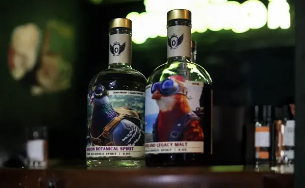 Premium alkoholfreie Spirituosen von Volante Free Spirits – Gin 0,0 % und Whisky 0,0 %.